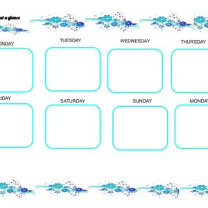 Daily Floral Planners
