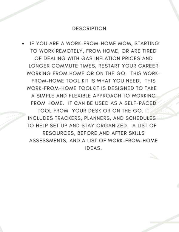 Work From Home ToolKit - Image 4